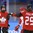 GANGNEUNG, SOUTH KOREA - FEBRUARY 11: Canada's Haley Irwin #21 and Marie-Philip Poulin #29 celebrate after a goal against the Olympic Athletes of Russia during preliminary round action at the PyeongChang 2018 Olympic Winter Games. (Photo by Andre Ringuette/HHOF-IIHF Images)

